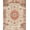 Warm Taupe Ivory Rust, Pattern 1, variant on ODIKA Vintage Oriental Medallion With Distressed Floral Border And Scroll Motifs for Playroom, Bedroom, Reading Nook, Pet Friendly & Kids Safe Play