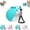 Blue, variant on ABCISI 2-in-1 Portable Dog Water Bottle for Small Dogs - Leak-Proof & Compact Dog Travel Hydration Dispenser, Stainless Steel Pet Water Bottle with Bowl for Small Dog Walking, Hiking (Pink)