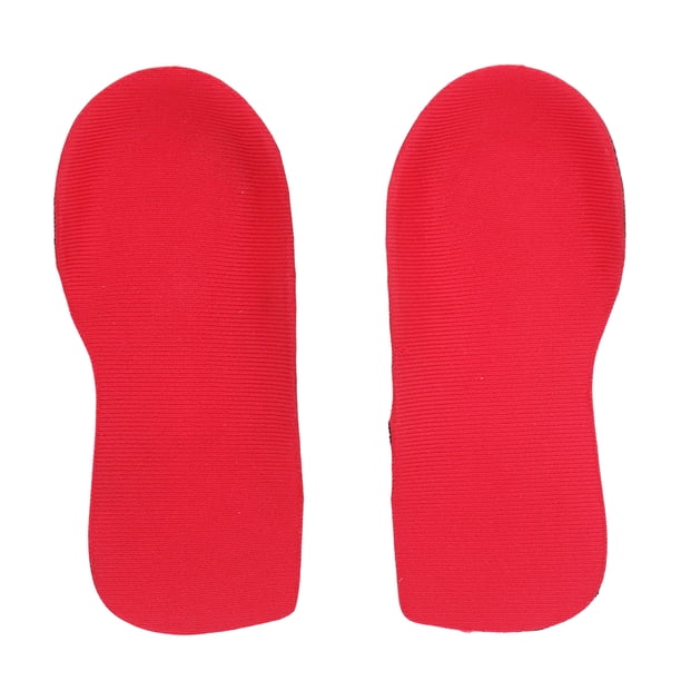 2 plantillas de soporte de arco 3/4 para hombres y mujeres, plantillas de EVA para fascitis plantar, inserciones ortopédicas para pies planos, espolones de talón, alivio del dolor de pies, rojo M