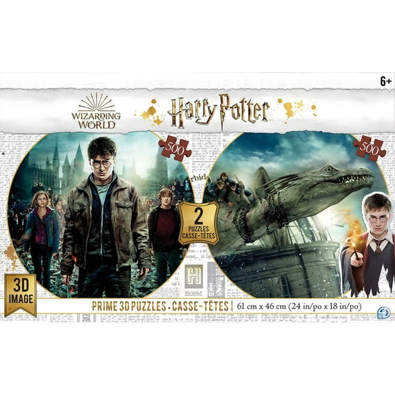 Harry Potter Lenticular Jigsaw Puzzles, 500 Piece