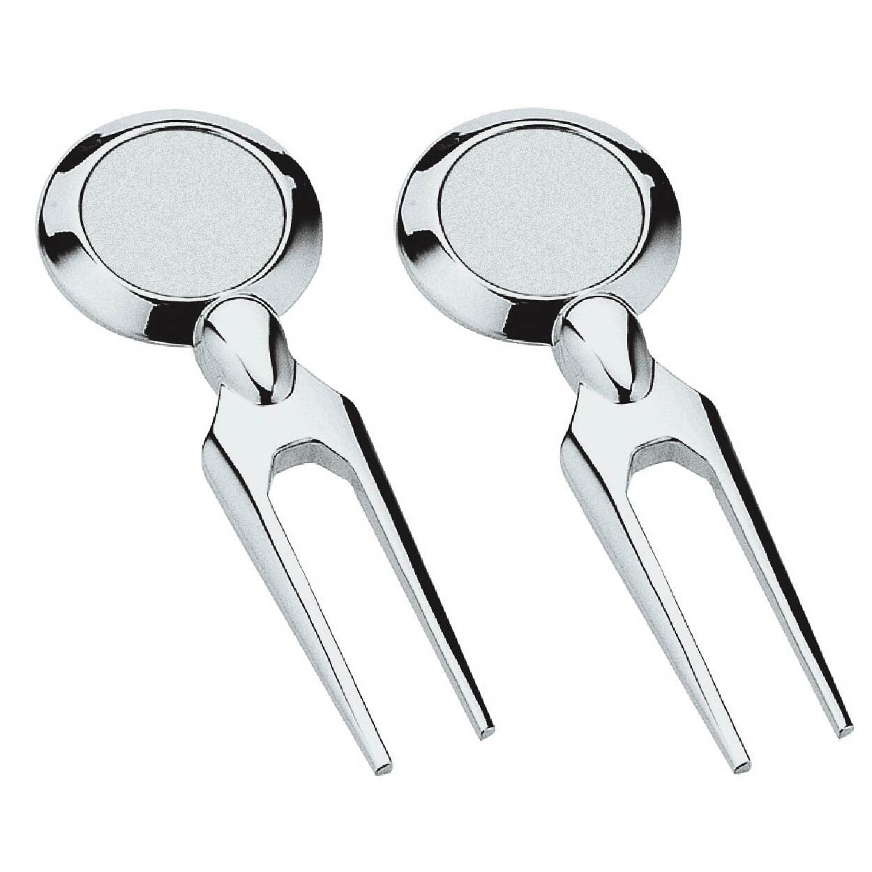 Visol  Two-Tone Stainless Steel Golf Divot Tool - Set of Two (2)