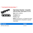 thumbnail image 2 of Right Exhaust Manifold - Compatible with 2019 Ram 1500 Classic 5.7L V8, 2 of 2
