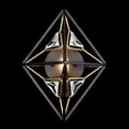 thumbnail image 3 of Varaluz Marcia 1-Lt Wall Sconce - Matte Black/French Gold, 3 of 5