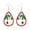 Christmas Earrings Teardrop, variant on Sdmnsg-T Christmas Earrings for Women Red Green Christmas Jingle Bell Earrings Glitter Teardrop Dangle Earrings Holiday New Year Christmas Jewelry Gift