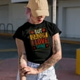 thumbnail image 2 of But Daddy I Love Him - Daughter to Father, Black T-Shirt, Medium, 2 of 5