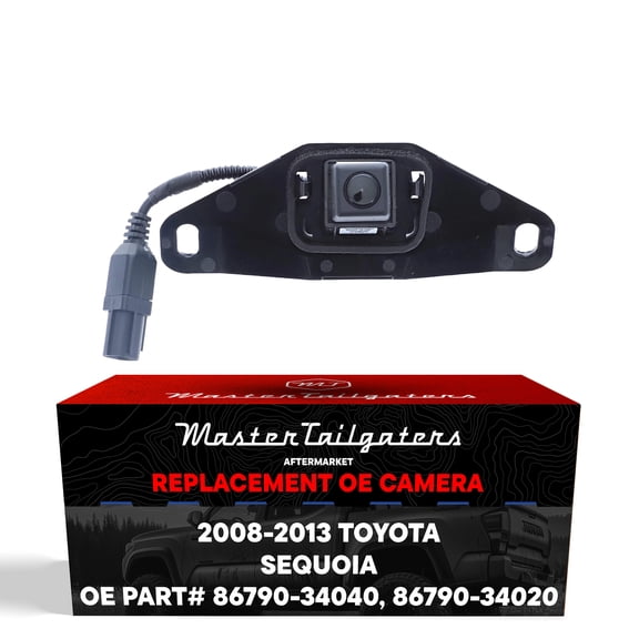 Master Tailgaters Replacement for Toyota Sequoia (2008-2013) Backup Camera OE Part # 86790-34020, 86790-34040