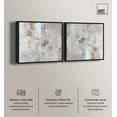 thumbnail image 2 of Art Remedy Modern Contemporary Canvas, 40" x 40", Black Frame, Dune Impressions Set, 2 of 5