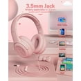 thumbnail image 4 of awatrue Wired Headphones for Kids with 85/94dB Safe Volume Limited Hearing Protection, Foldable Earphone with Cord for Toddlers, School Boys Girls Children, Pink, 4 of 8