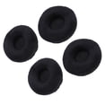 thumbnail image 1 of Almohadillas para la oreja de reemplazo de 4 paquetes, cojines de Terciopelo Suave y Espuma de Espuma, Auriculares para YH100 ATH WS70 ATH WS99 ATH WS77 MDR V55 MDR V500DJ, 1 of 7