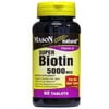 Mason Natural Super Biotin 5000 mcg, Softgels 60 ea (Pack of 2)