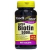Mason Natural Super Biotin 5000 mcg, Softgels 60 ea (Pack of 6)