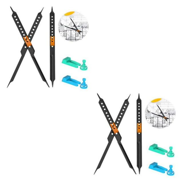 Guardoinrt Plastic Master Proportions Like Pro Scale Divider Drawing Tool Portable And Anti-Scratch Easy 2Set