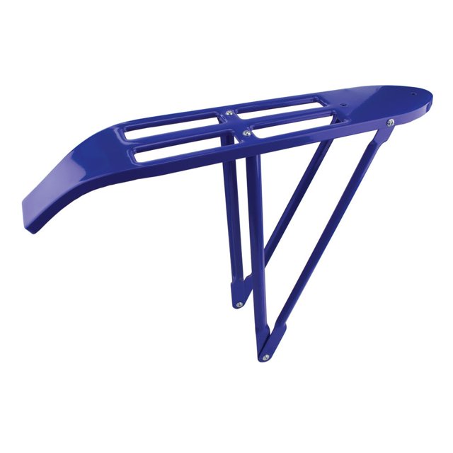 Fenix Cycles Vintage Steel 26" Cruiser Bike Rear Rack, 5in W x 23in L, (Blue)