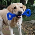 thumbnail image 5 of LECHONG Christmas Dog Toys Durable Dog Chew Toys 13 Inch Bone Shape Extra Large Dog Toys with Convex Design Strong Tug Toy for Aggressive Chewers Medium and Large Dogs Tooth Cleaning, Blue, 5 of 5