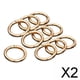 thumbnail image 1 of Pack de 10 Ganchos de Resorte para Mochila de Senderismo, Collares, Carteras, Decoración , 2 unidades 2 piezas, 1 of 8