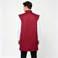 thumbnail image 6 of Men'S Medieval Renaissance Sleeveless Costume Vest Robe For Halloween Party Cosplay Role Play Themed Event Masquerade Dress Up Outfit, 6 of 6
