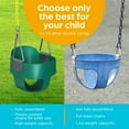 thumbnail image 2 of Jungle Gym Kingdom Toddler Swing - Fully Assembled - Green, 2 of 9