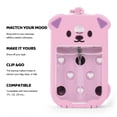 thumbnail image 5 of Gynky Dog Silicone Case Compatible with Touchland Hand Sanitizer Spray 1 fl oz with Keyring& Wrist Strap Protective and Stylish Case, Pink, 5 of 6