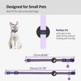 thumbnail image 2 of Cat Collar With Bell 2Pcs Cat Collar With Bell And  Closure Reflective Collar For Kittens Puppies, 2 of 8