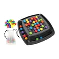 thumbnail image 3 of Lipstore Peg Board Beads Game Creative Rainbow Matching Game for Game Travel Children 48 pieces, 3 of 8