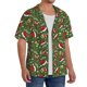 thumbnail image 2 of Fotbe Christmas Hat sock Camisa Estampada de Manga Corta para Hombre, Casual de Verano, Estilo Playero, Sin Arrugas-X-Large, 2 of 5