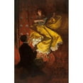 thumbnail image 2 of Howard Pyle 11x14 Gold Ornate Wood Frame and Double Matted Museum Art Print Titled - A Puppet of Fate (1899), 2 of 4