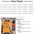 thumbnail image 2 of Hauts d'Été Décontractés pour Femmes, Col Rond, Imprimé Automne, Manches Courtes, Blouse T-Shirt, 2 of 3