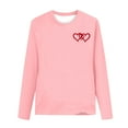 thumbnail image 2 of Bixock Toddler Boys and Girls Tops,Kids Long Sleeve Tops Valentine Print Round Neck Long Sleeve Shirt for Boys Girls Age 3-14 Tops, 2 of 4