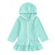 thumbnail image 2 of Penkiiy Toddler Little Girl Swim Cover Up Beach Toalla Traje de baño Traje de baño Cover Ups Traje de baño Summer Baby Beach, 2 of 3