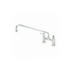 T&s Brass Low Arc,Chrome,T&S,Brass,18.39gpm B-0220