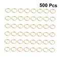 thumbnail image 4 of DEEPCRAFF 500Pcs Golden Jewelry Findings Rings Round Shape Durable Iron for DIY Projects, 4 of 8