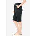 thumbnail image 3 of Woman Within Plus Size 7-Day Knit Bermuda Shorts, 3 of 3