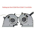 thumbnail image 2 of CPU GPU Cooling Fan For ROG Strix G15 G512 Radiator Fans for Brushless Laptop Cooling Radiator 1 Set, 2 of 7