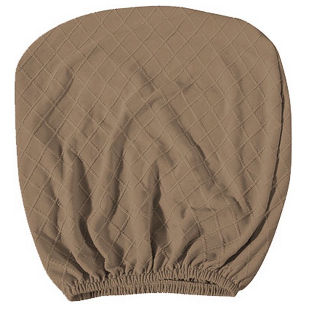 Naiovety Paquete de 2 fundas de respaldo de tipo dividido, fundas para sillas de oficina, sillas giratorias desmontables y estirables, funda para sillas Decoración del hogar Marrón Naiovety HA011225-11