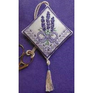 Textile Heritage Counted Cross Stitch Bookmark Kit - Lavender