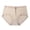 Beige#underwear for women#19, variant on Lace Trim Underwear for Women Mid Waist Panties Full Coverage Briefs Soft Strech Ladies Panties Breathable Underwears Gray XL