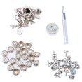 thumbnail image 2 of LOVIVER 62Pcs Tissu de Toile de Bateau en Acier Inoxydable 3/8 '' Vis Bouton Socket Fixation, 2 of 8