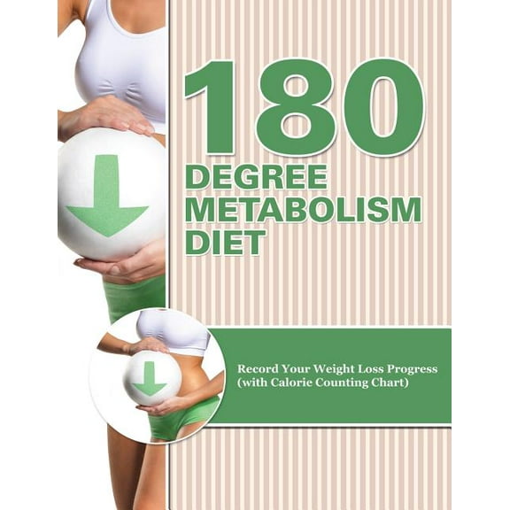 180 Degree Metabolism Diet: Track Your Diet Success (with Food Pyramid, Calorie Guide and BMI Chart) (Paperback)