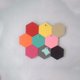 thumbnail image 3 of Pegatinas de pared de fieltro hexagonales, fondo vivo no tejido, renovación de pared interior, pegatinas de pared autoadhesivas, varios tamaños, 3 of 5