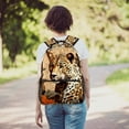 thumbnail image 6 of Lightweight Backpack Leopard School Bag Travel Laptop Daypack for Men Women Casual Rucksack, 6 of 6