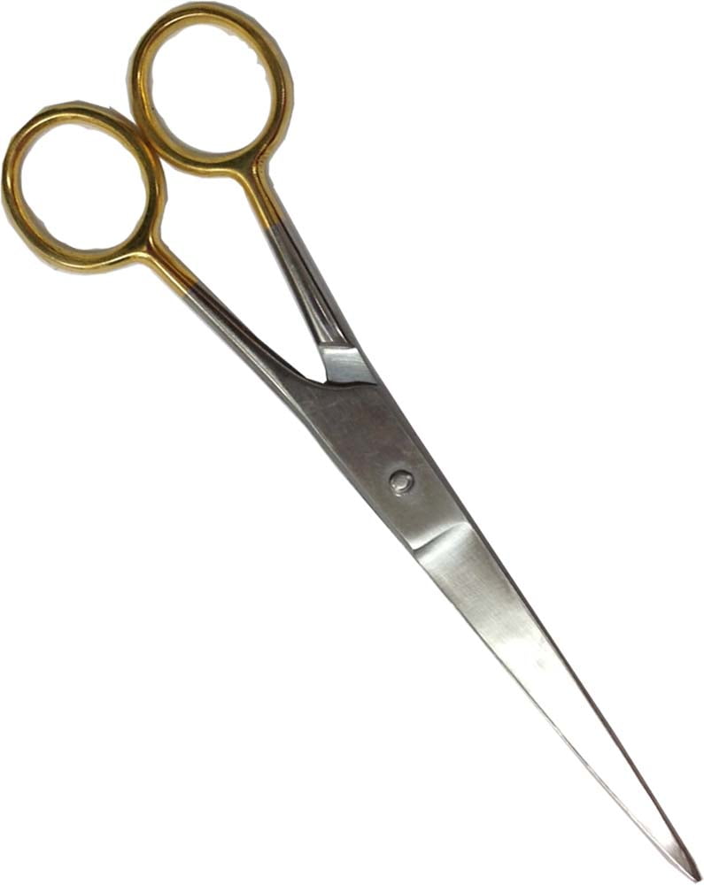 7 ½" Golddipped Full Size Barber Scissors