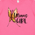 thumbnail image 4 of Inktastic Illinois Girl- Butterfly Girls Baby T-Shirt, 4 of 5