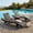 Black, variant on Patio Wicker Chaise Lounge Chairs Set of 2, 5-Level Adjustable Backrest Rattan Pool Recliner Chair with Pull-out Side Table, Sunbathing Recliners