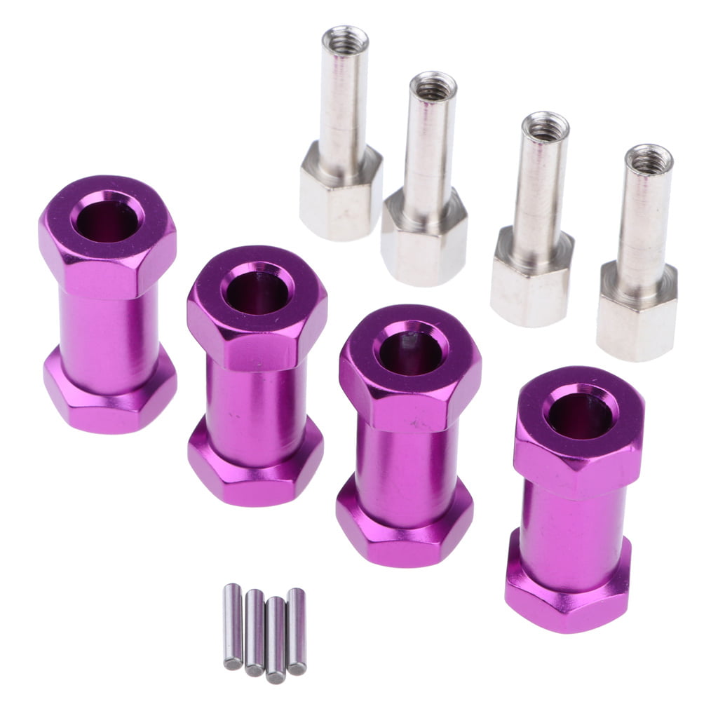 Details about   4x Aluminum Wheel Hex Hub Extension Adaptor Coupler & Pins Combination Connector 