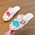 thumbnail image 2 of FRSASU Kids Sandals Children Boys Girls Summer Animal Leather Slipper Casual Sandals Shoes Blue 10(30), 2 of 6