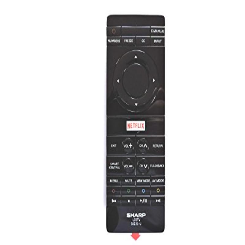 Sharp Electronics GJ221U Remote Control for LCD 4K TV Batteries Not