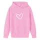 thumbnail image 4 of Sudaderas con capucha para niños y niñas, sudaderas casuales de manga larga, lindas sudaderas de gran tamaño con bolsillo de polar, chaquetas para niñas, 4 of 4