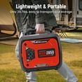 thumbnail image 6 of Maxpeedingrods 2850W Inverter Generator Portable Quiet Gasoline Power Supply for RV Home Use Camp, 6 of 11