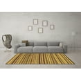 thumbnail image 3 of Ahgly Company Indoor Rectangle Abstract Brown Modern Area Rugs, 6' x 9', 3 of 4