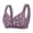 A-Purple364, variant on Yuanlong Daisy Bras For Older Women Front Closure Printed Supportive Full Coverage Bra For Lift And Shape Comfort Fit Bra